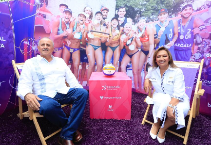 Paciente mente los gobernadores de Tabasco y Tlaxcala, esperan el Mundial de Voleibol Playero